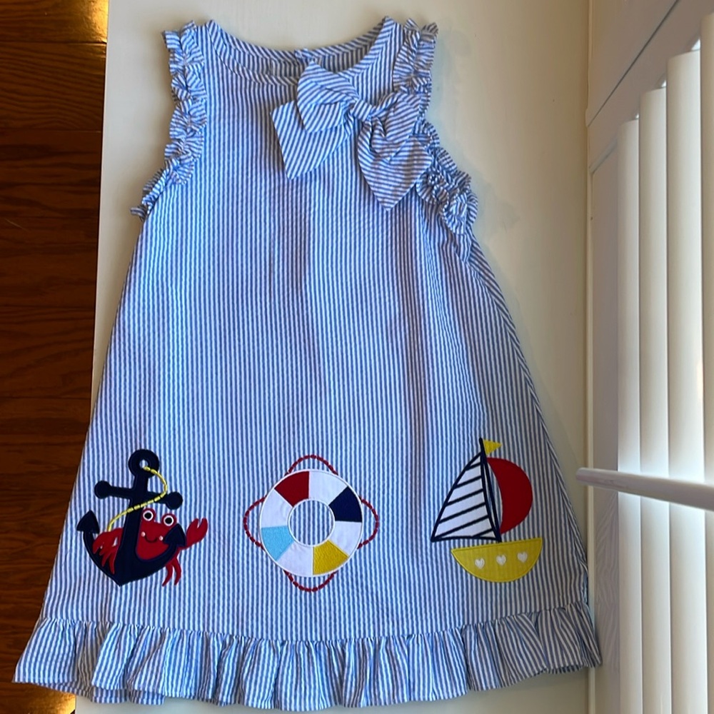 Goodlad Toddler Girl Summer seersucker dress